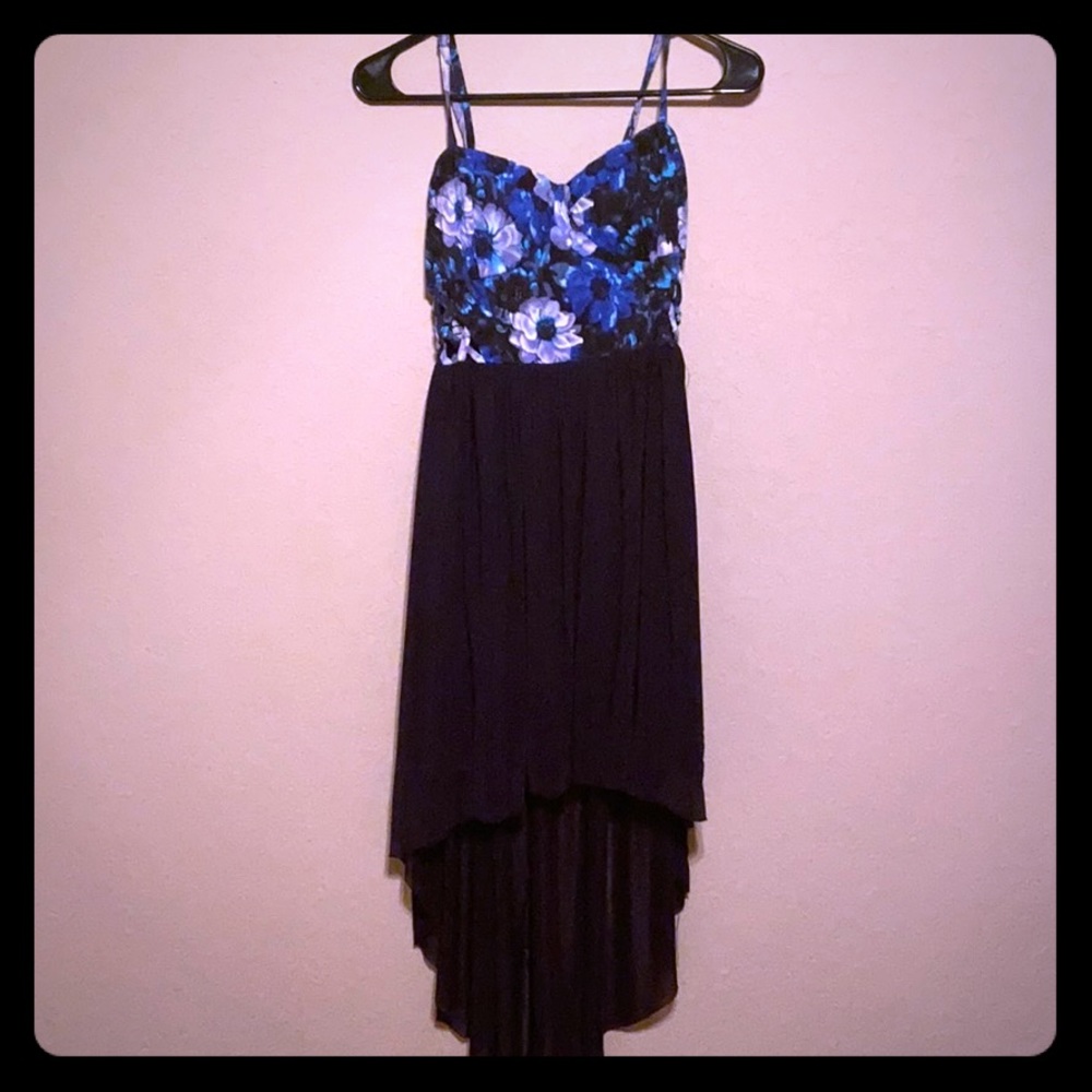 Colorful high to low dress